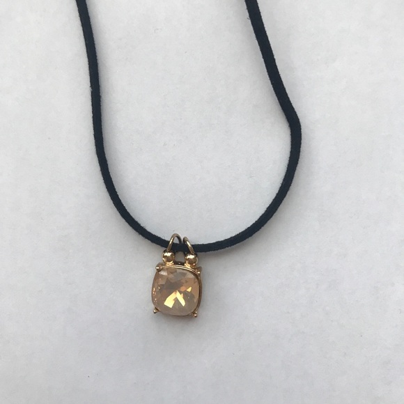 Necklace with Gem Charm - Picture 3 of 5